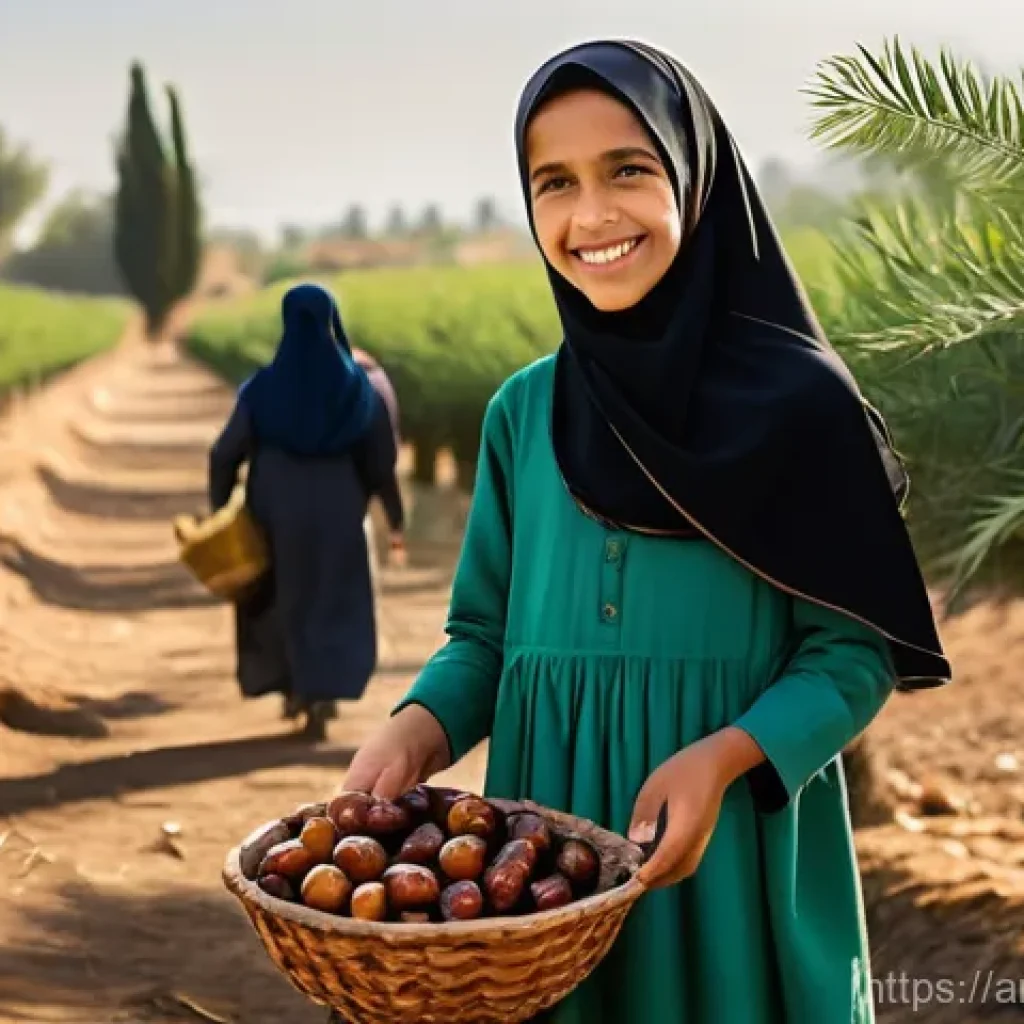 농촌관광기획사 자격증 취득 후 경험담 - **Prompt 1: Joyful Harvest with Family**
    "A vibrant, sunny scene on a traditional Middle Eastern...