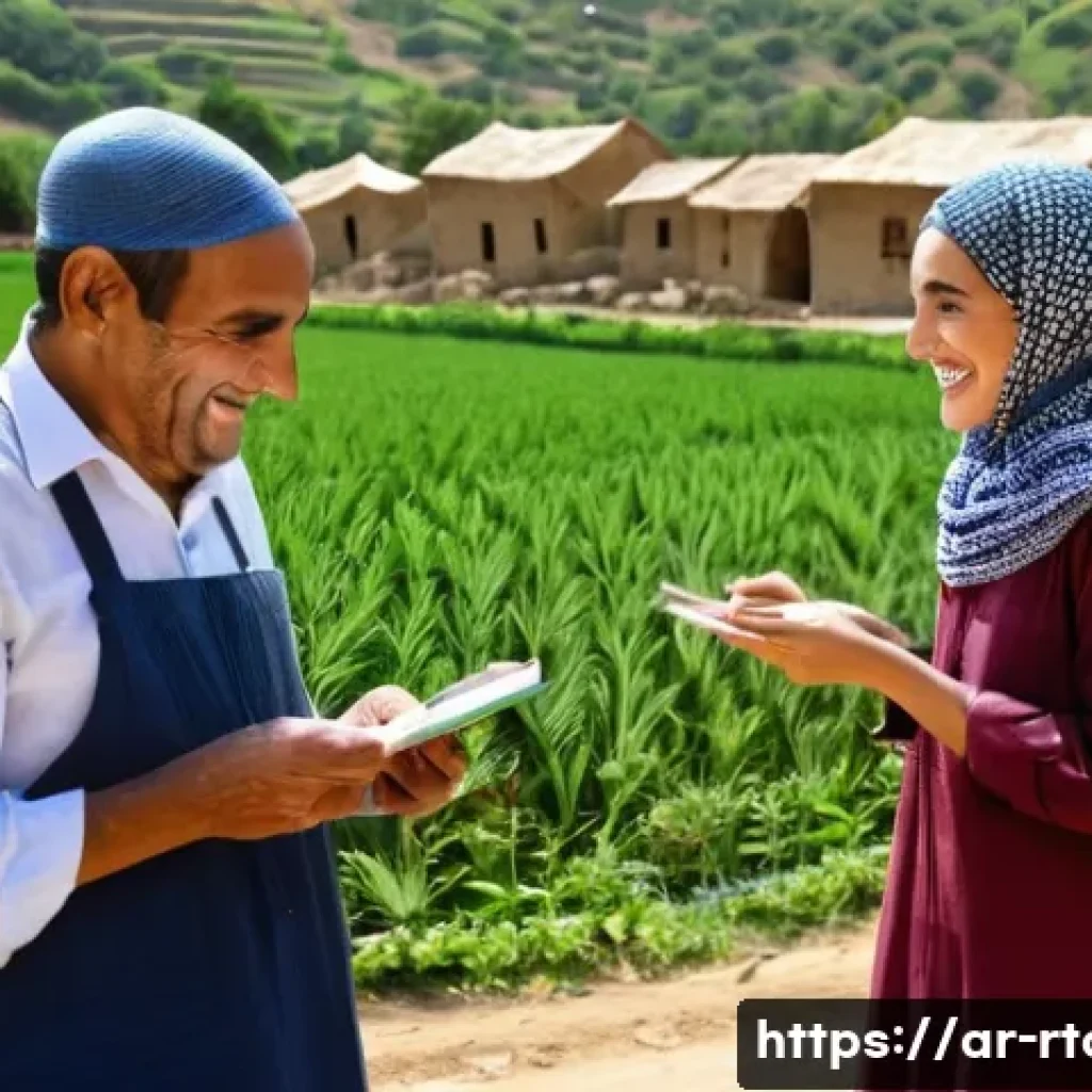 농촌관광기획사 연봉 비교 - **Prompt:** A diverse group of rural tourism experts, both male and female, in a vibrant, sunlit Mid...